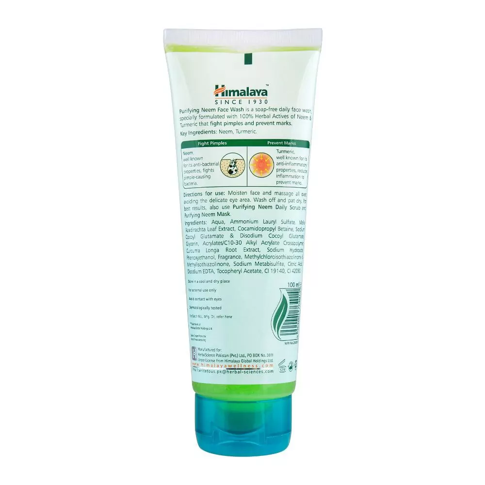 Himalaya Purifying Neem Face Wash 100Ml A