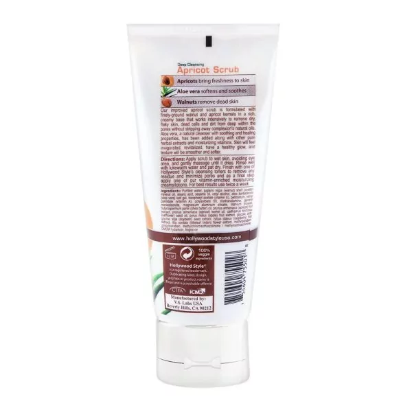 Hollywood Style Deep Cleansing Apricot Scrub 150ml