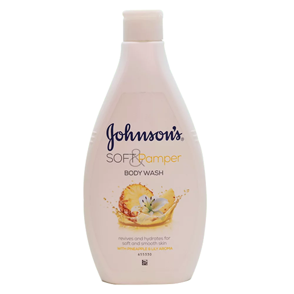 Johnsons Soft And Pamper Body Wash With Pineapple 400Ml