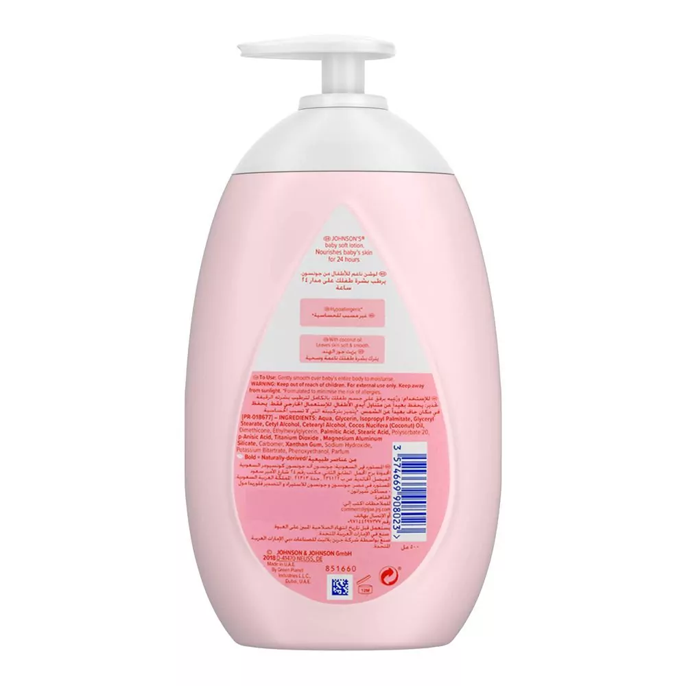 Johnsons Baby Soft Lotion Paraben Free Uae 500Ml A