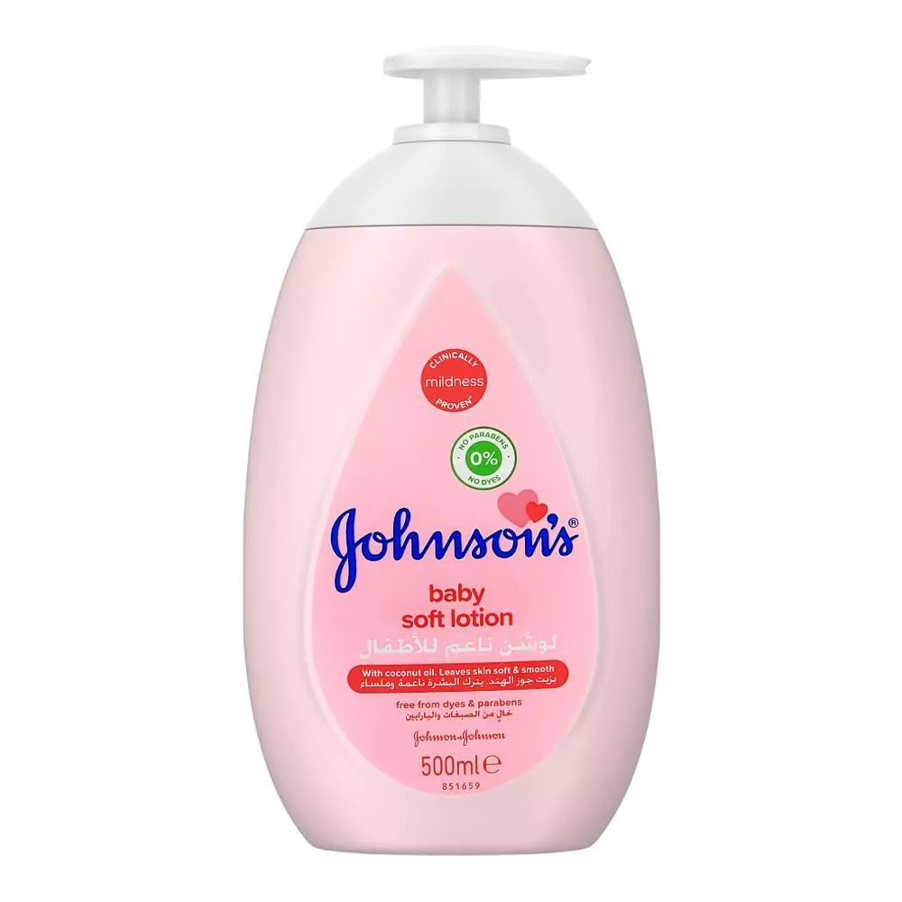 Johnson'S Baby Soft Lotion, Paraben Free, Uae, 500Ml