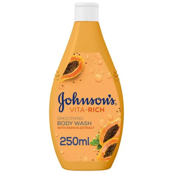 Johnson's Vita Rich (Papaya) Body Wash Smoothing 250ml