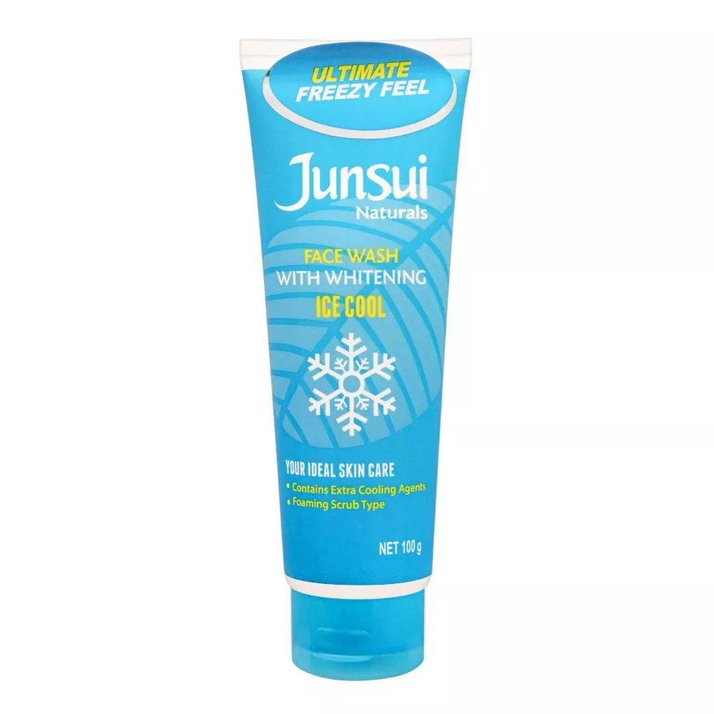 Junsui Ice Cool Face Wash With Whitening, 100G