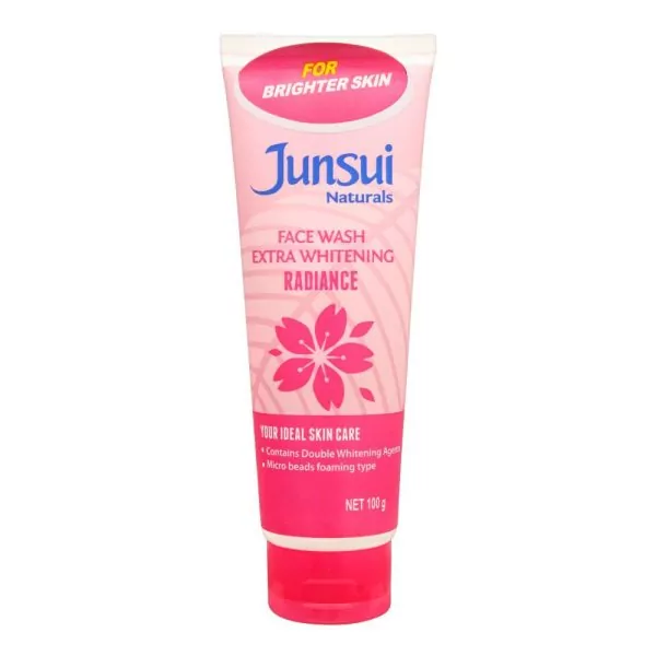 Junsui Radiance Face Wash With Extra Whitening, 100g