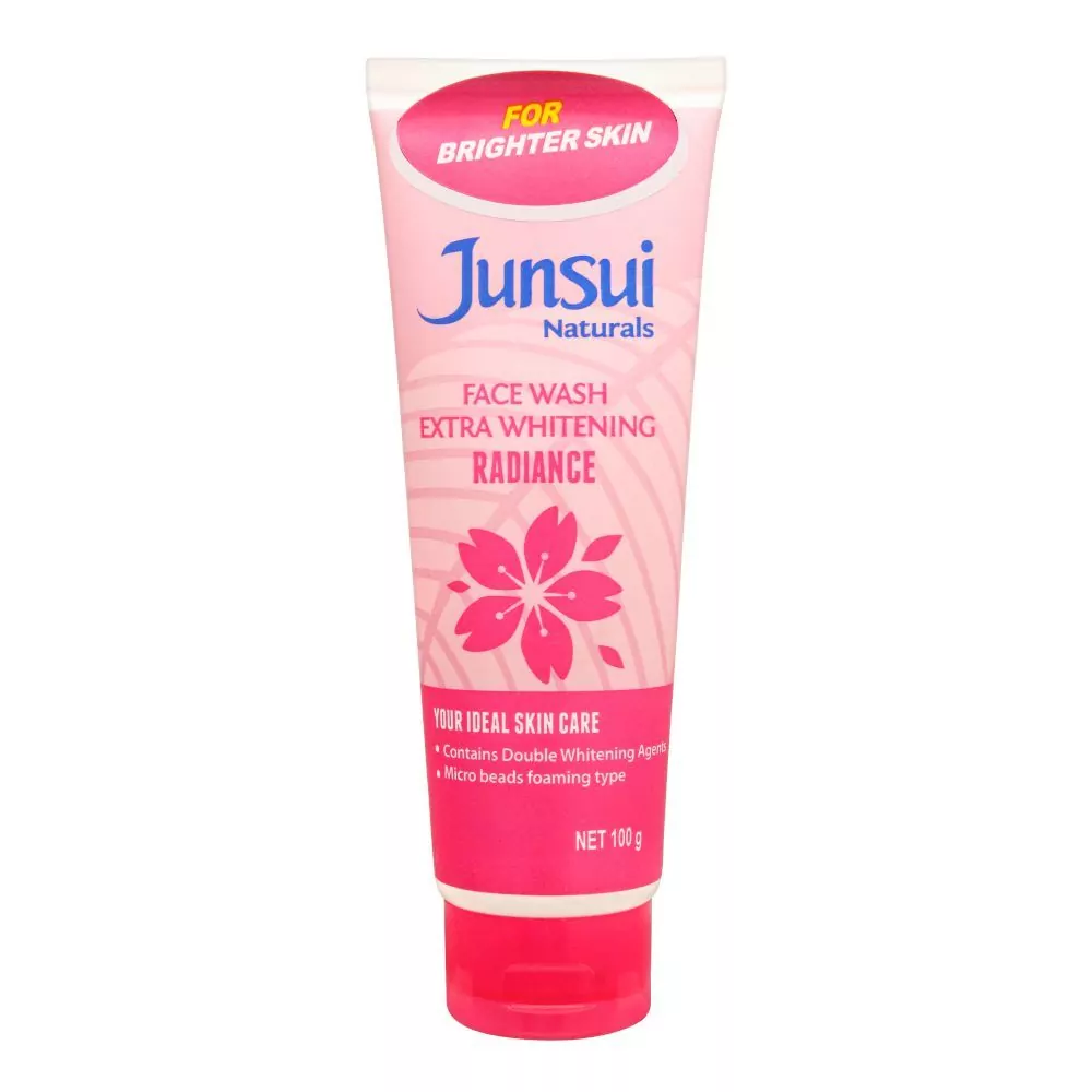 Junsui Radiance Face Wash With Extra Whitening, 100G