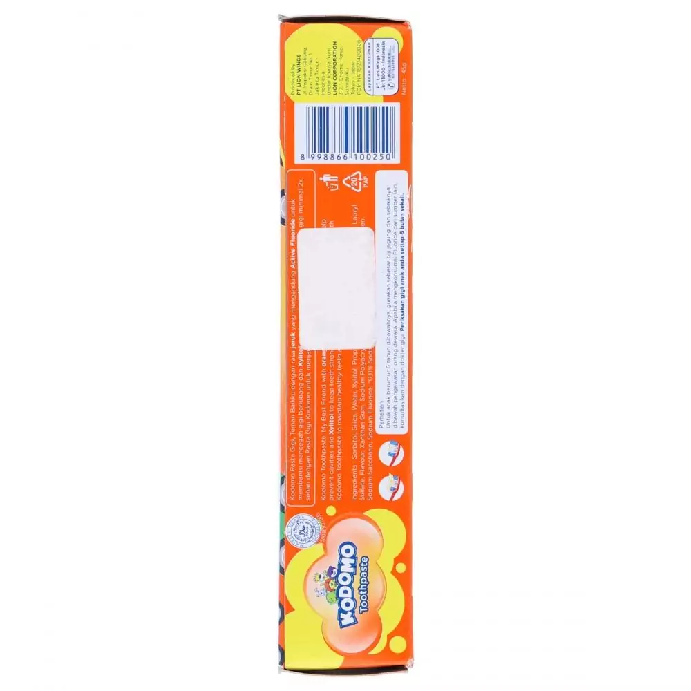 Kodomo Kids Toothpaste Orange 45Gm