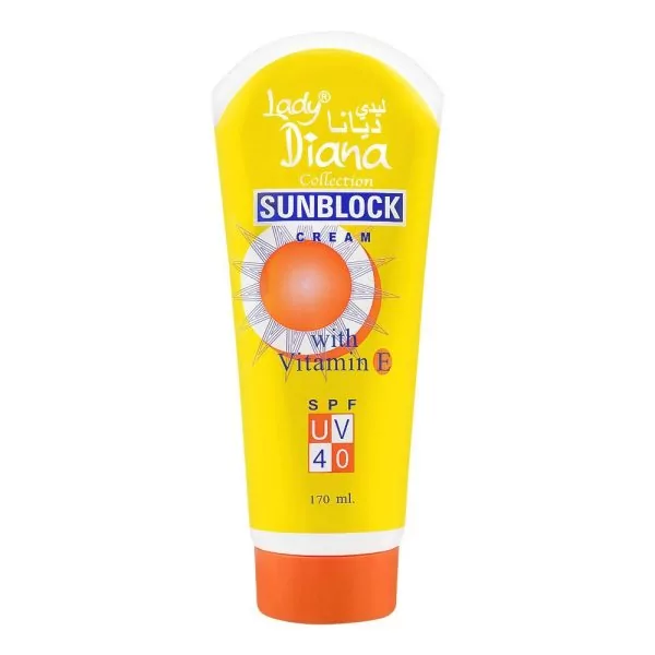 Lady Diana Sunblock SPF-40 Tube, 170ml