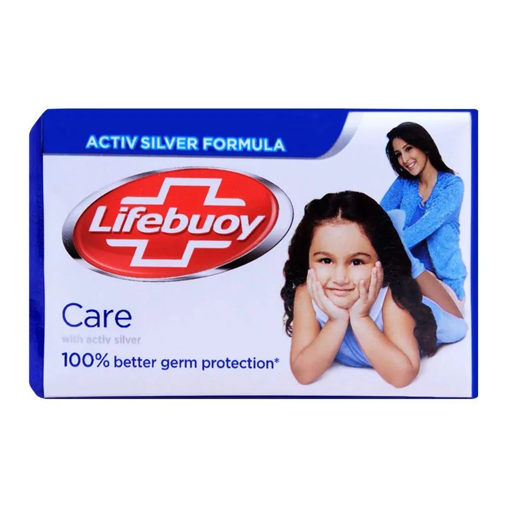 Lifebouy Soap Care Activ Silver Formula 106Gm