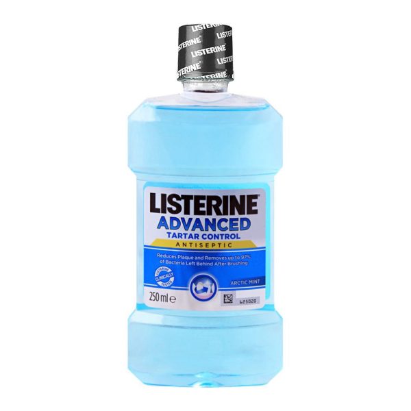 Listerine Advanced Tartar Control Antiseptic Mouthwash Arctic Mint, 250ml