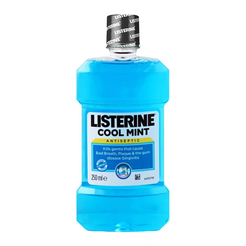 Listerine Cool Mint Antiseptic Mouthwash, 250Ml