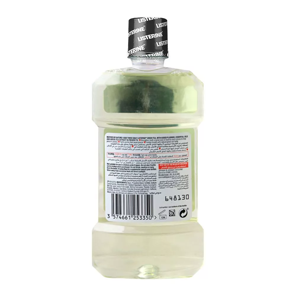 Listerine Green Tea Mouthwash, 250Ml