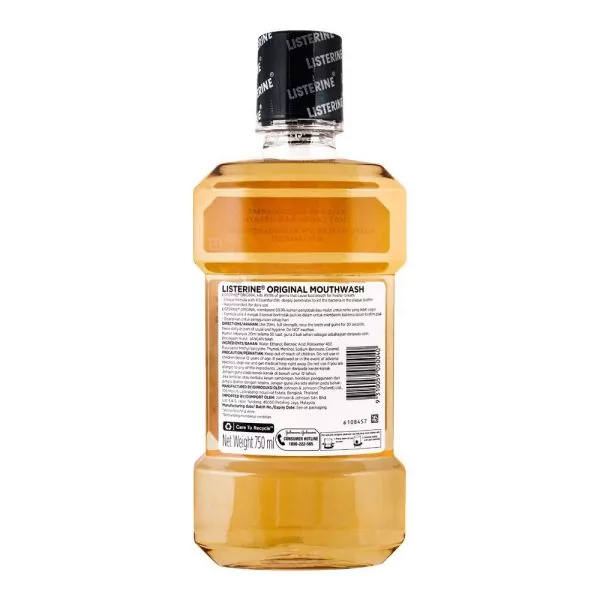 Listerine Original Mouthwash 750ml Thai