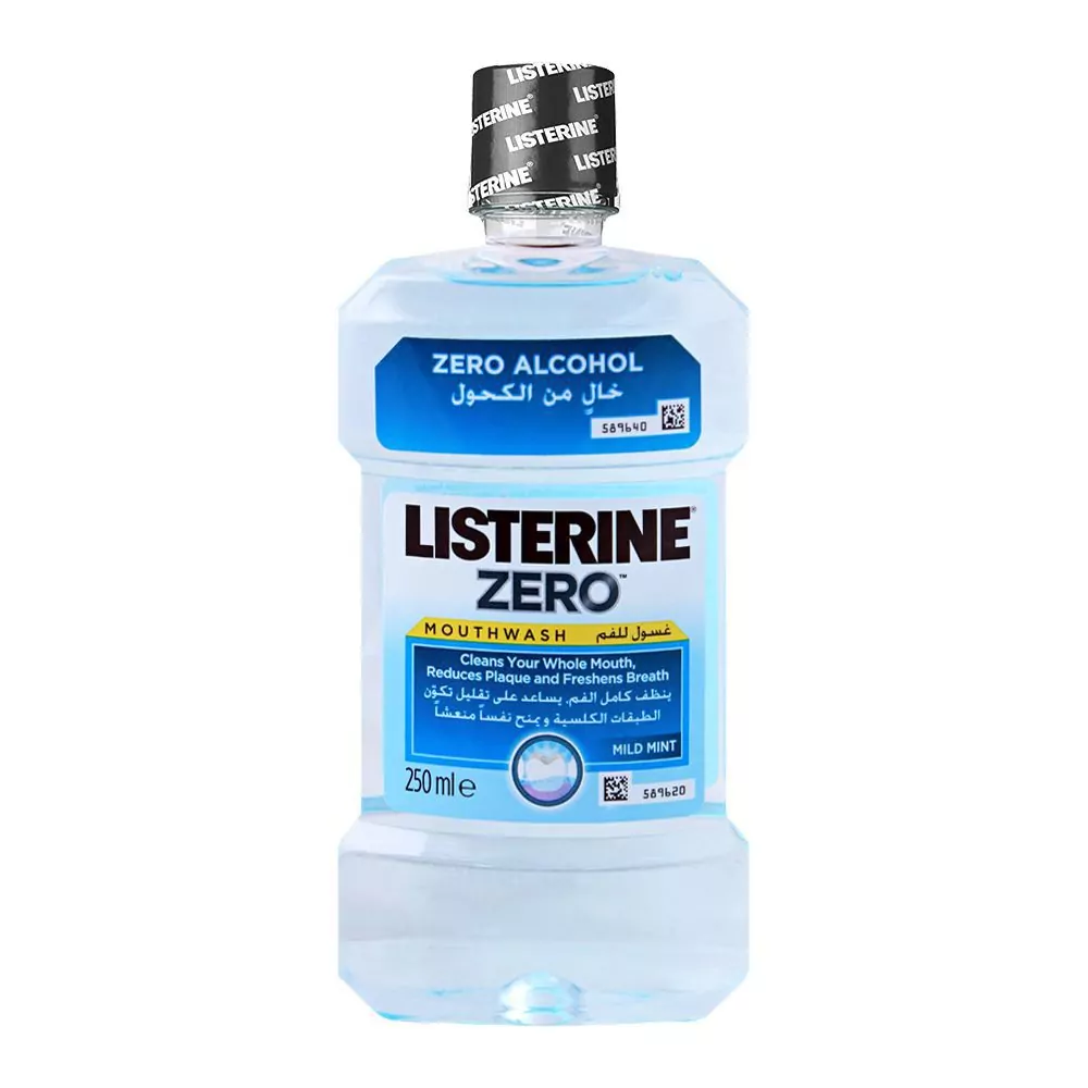 Listerine Zero Mild Mint Mouthwash Zero Alcohol 250Ml A