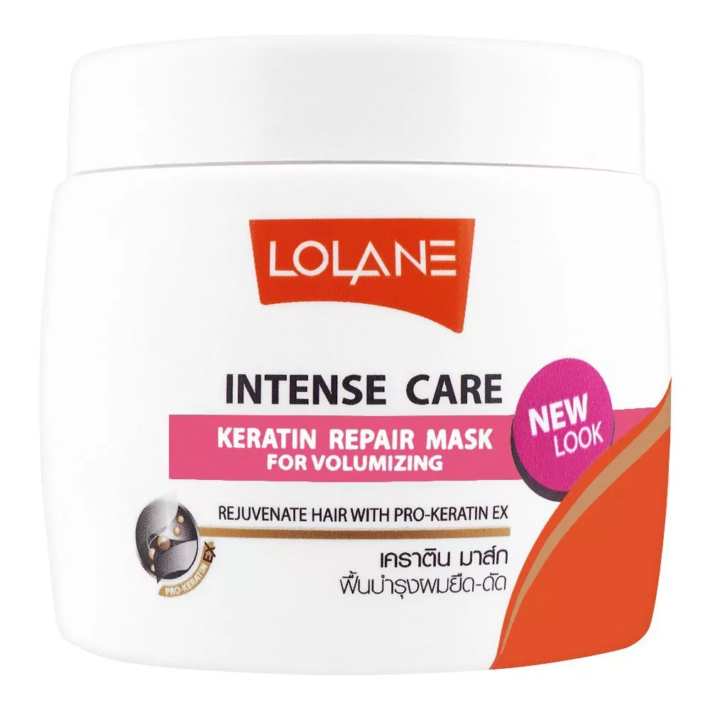 Lolane Intense Care Keratin Repair Mask - Volumizing 200Gm