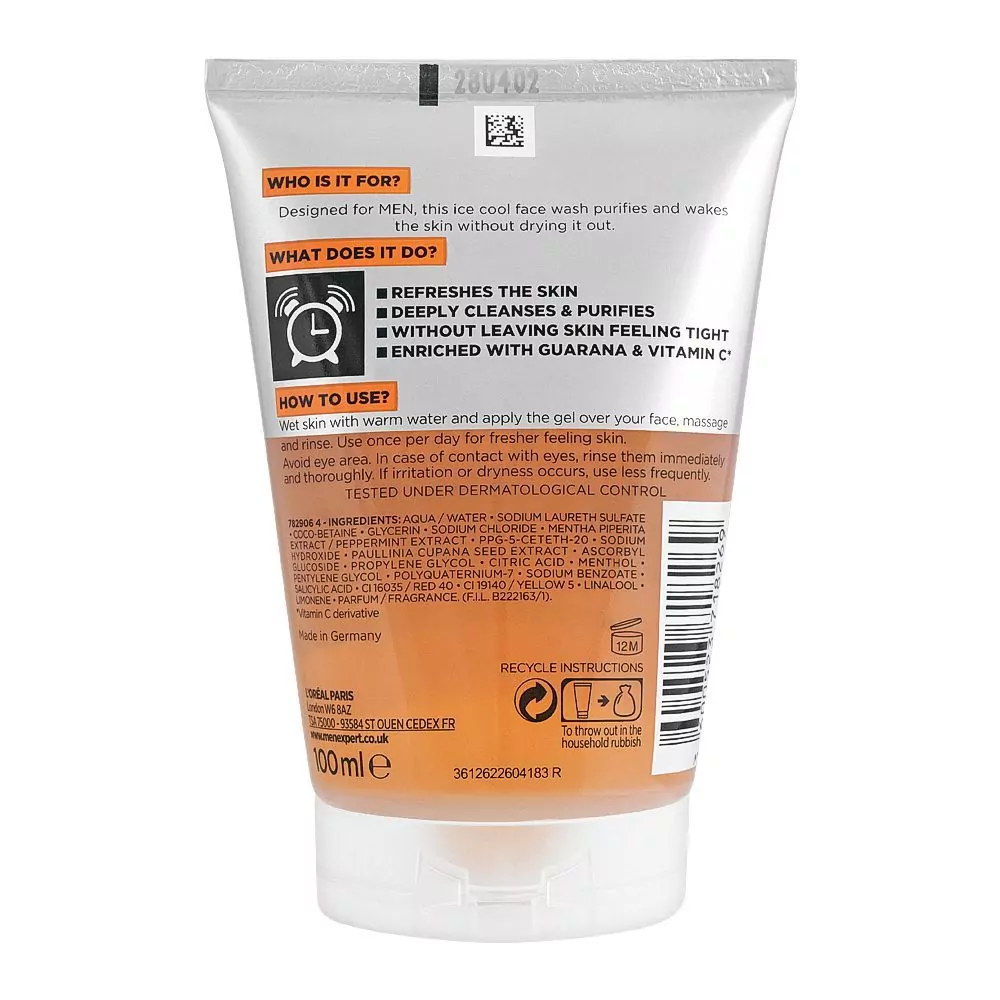 Loreal Men Expert Hydra Energetic Face Wash 100Ml A3