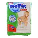 Molfix Baby Diaper Pants Midi Size 3 62pcs (4kg to 9kg)