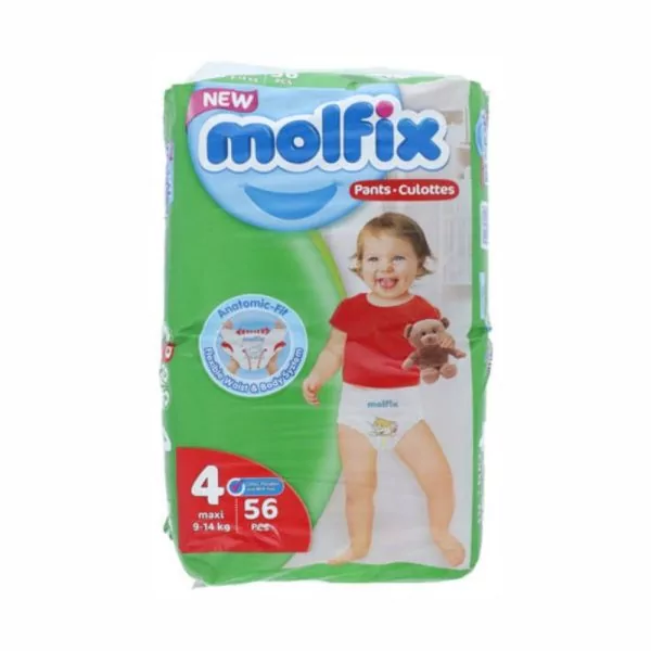 Molfix Maxi Size 4 Diaper Pants 9-14 kg 56 pcs