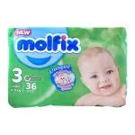 Molfix No. 3 Midi 4-9 KG, 36-Pack