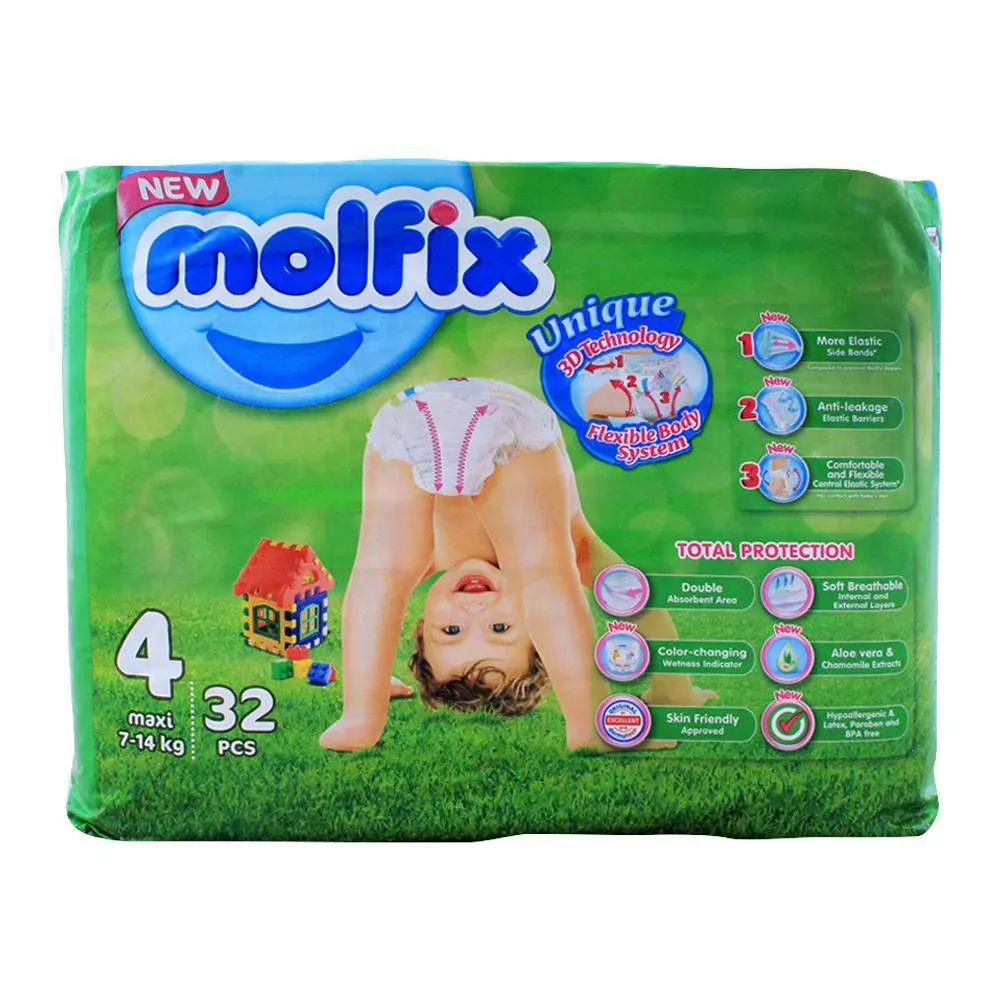 Molfix No. 4 Maxi 7 14 Kg 32 Pack A