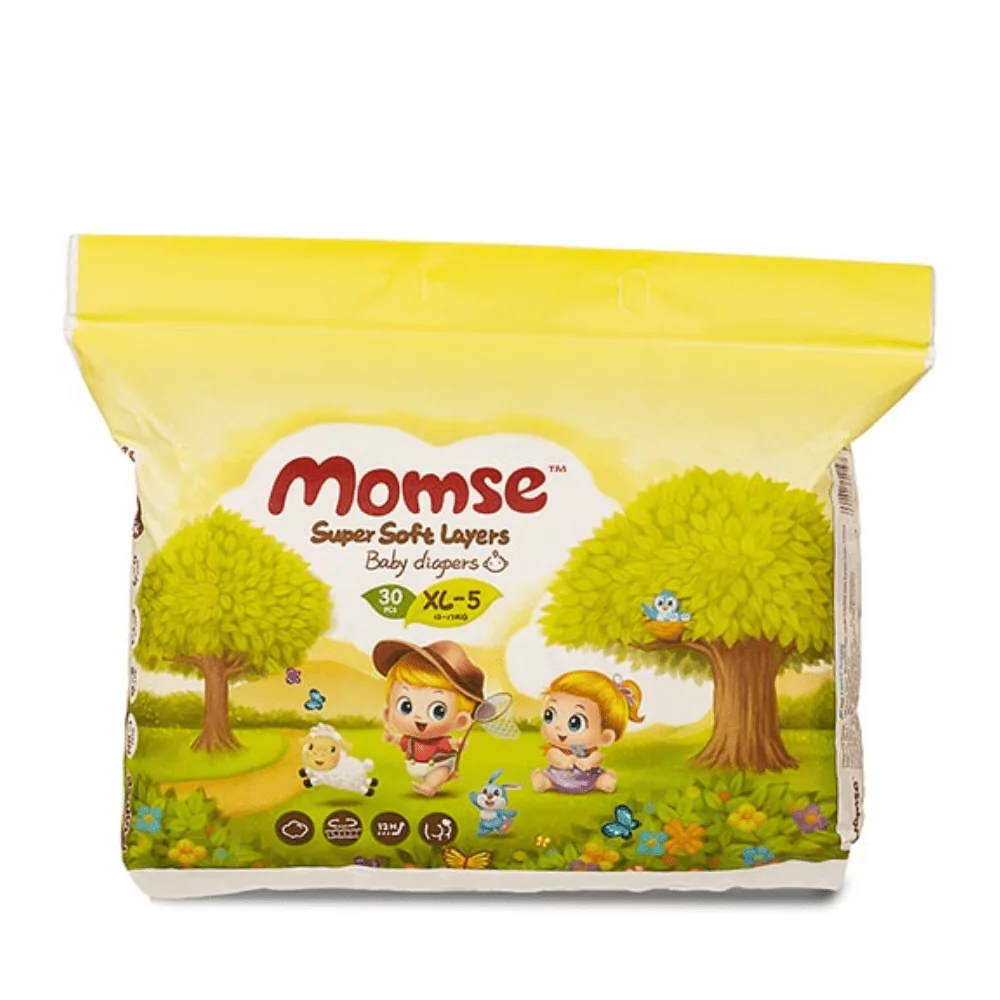 Momse Baby Diapers Xl 5 30Pc