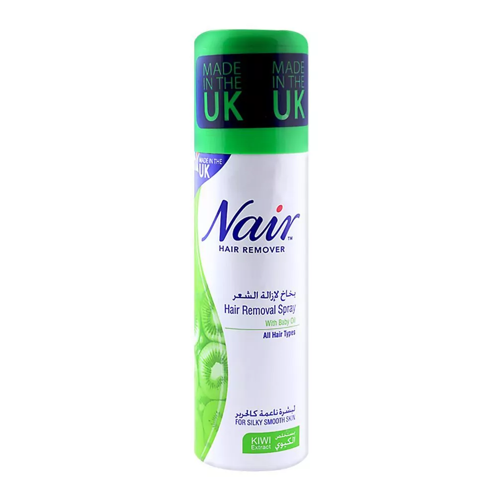 Nair Hair Remover (Hair Removal Spray With Rose Extract & Baby Oil (200 ML)  - Sale price - Buy online in Pakistan 