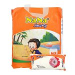 Nana Smarty Baby Diapers Medium, No. 3, 6-11kg, 66-Pack