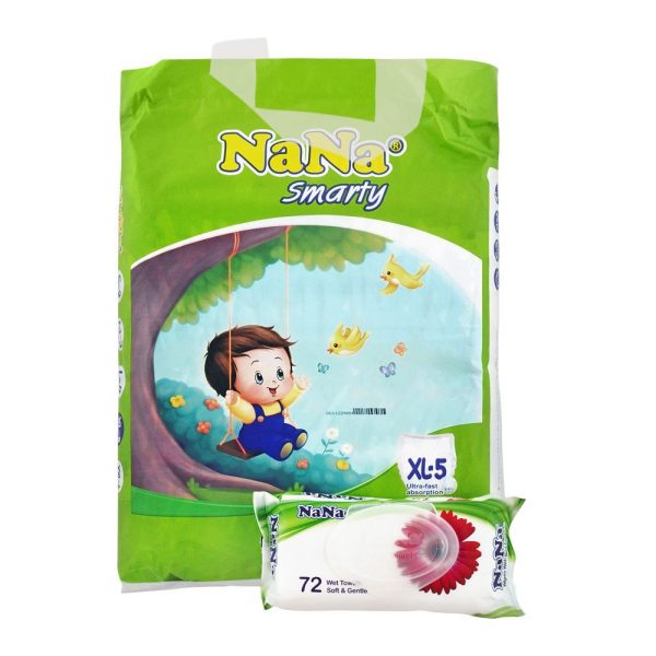 Nana Smarty Diapers Size 5 XL (54 pcs) Jumbo Pack