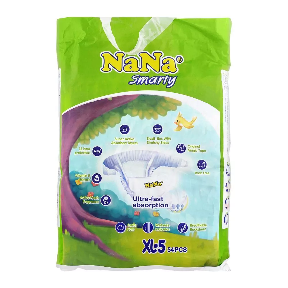 Nana Smarty Diapers Size 5 Xl 54 Pcs Jumbo Pack A