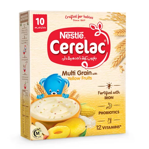 Nestle Cerelac Yellow Fruits, 1 Year, 175g