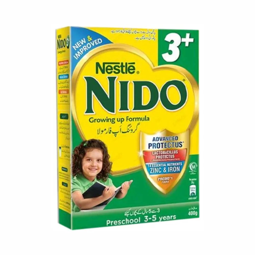 Nestle Nido Milk Powder 3Plus Growing Up Formula 375Gm