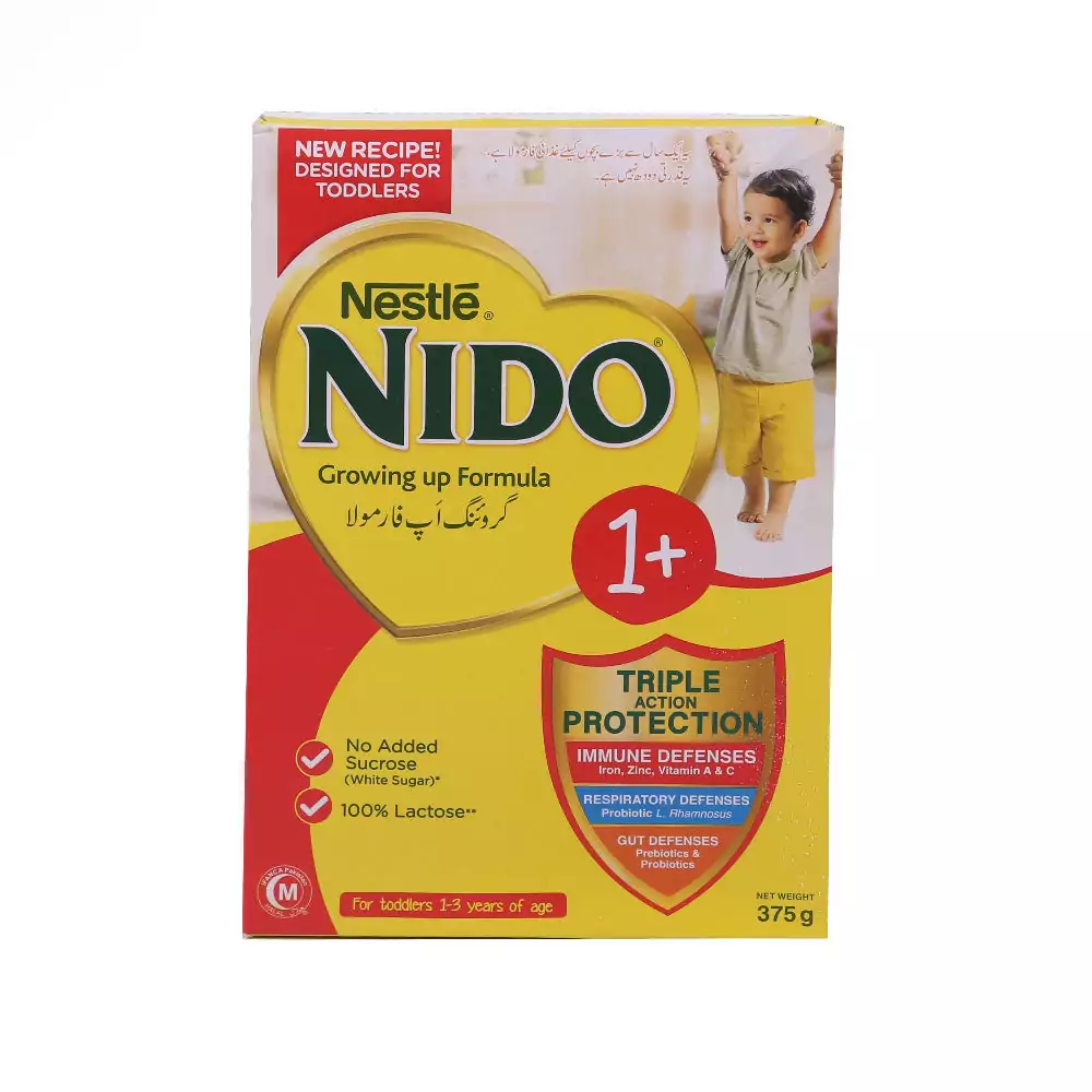 Nestle Nido Milk Powder Growing Up Formula 1Plus 375Gm