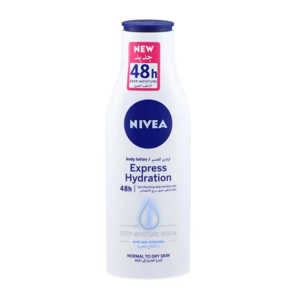 Nivea 48H Express Hydration Body Lotion, Normal To Dry Skin, 250ml