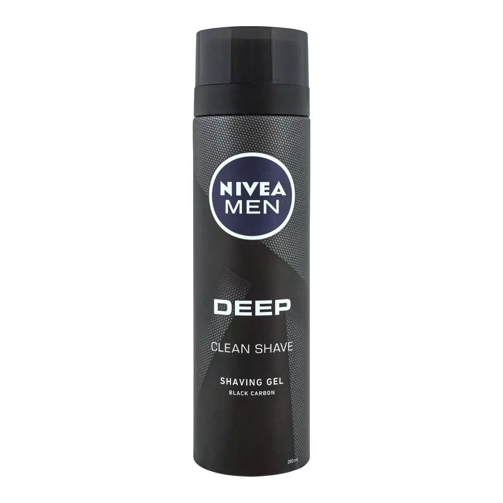 Nivea Men Deep Black Carbon Shaving Foam, 200Ml