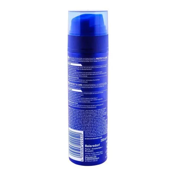 Nivea Men Protect & Care Moisturizing Shaving Foam 200ml