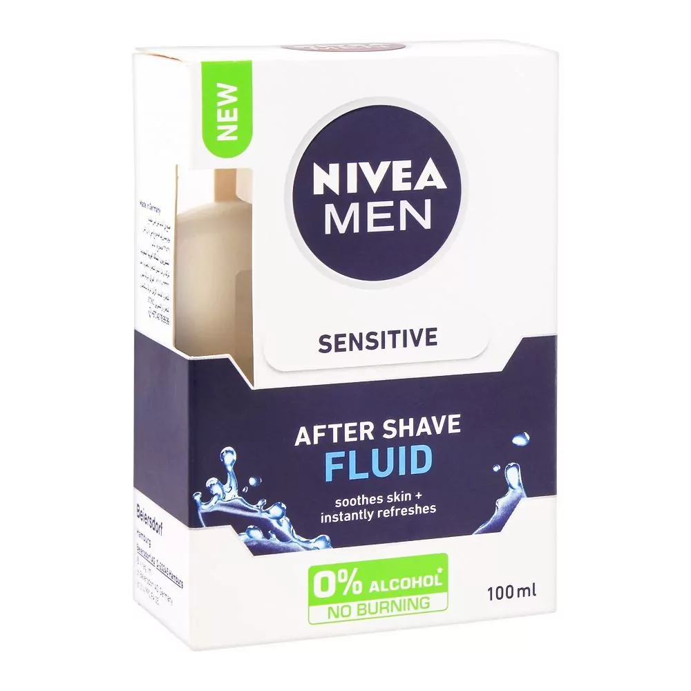 Nivea Men Sensitive After Shave Fluid 0 Alcohol 100Ml A