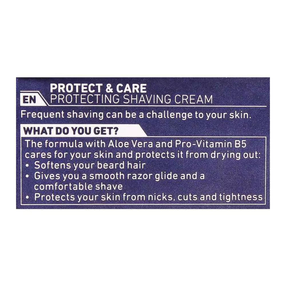 Nivea Men Shaving Cream Protect &Amp; Care – 60 Ml