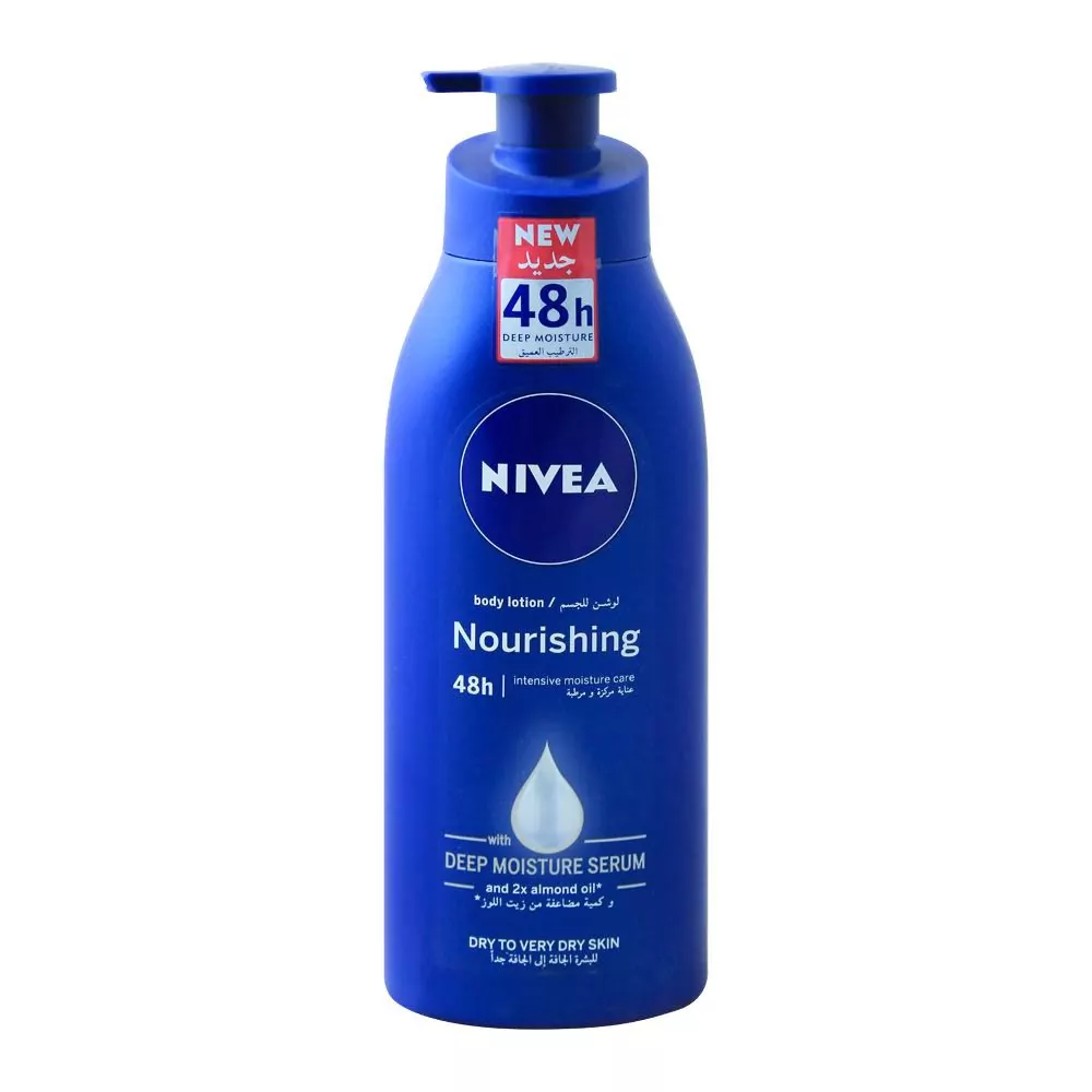 Nivea Nourishing Body Lotion, With Deep Moisture Serum, Dry To Very Dry Skin, 400Ml