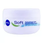 Nivea Soft Refreshingly Soft Moisturizing Cream, Jojoba Oil + Vitamin-E, 200ml