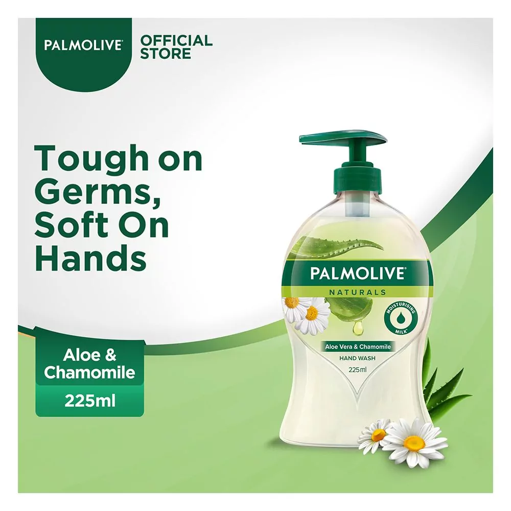 Palmolive Hand Wash Aloe Vera And Chamomile Bottle 225Ml