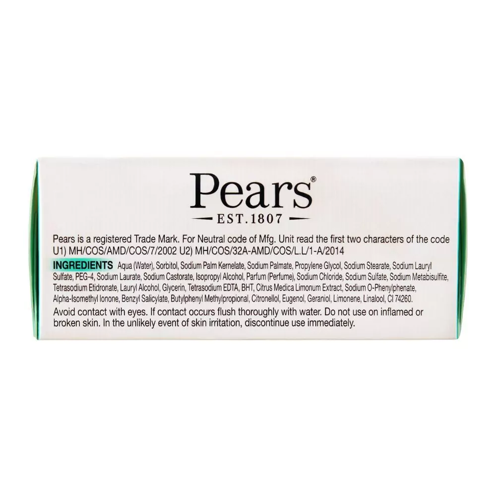 Pears Soap Pure Lemon Flower Exrta Extracts 125Gm