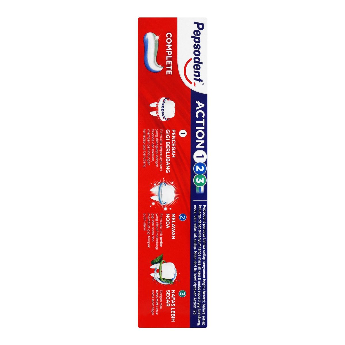 Pepsodent Action 123 Complete Toothpaste 190G A