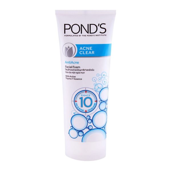 Pond's Acne Clear AntiAcne Facial Foam 100g