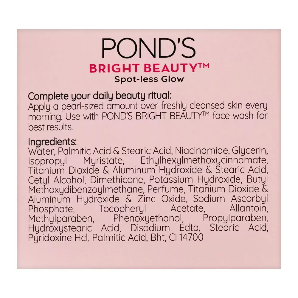 Pond'S Bright Beauty Spot-Less Glow Day Cream, 50G