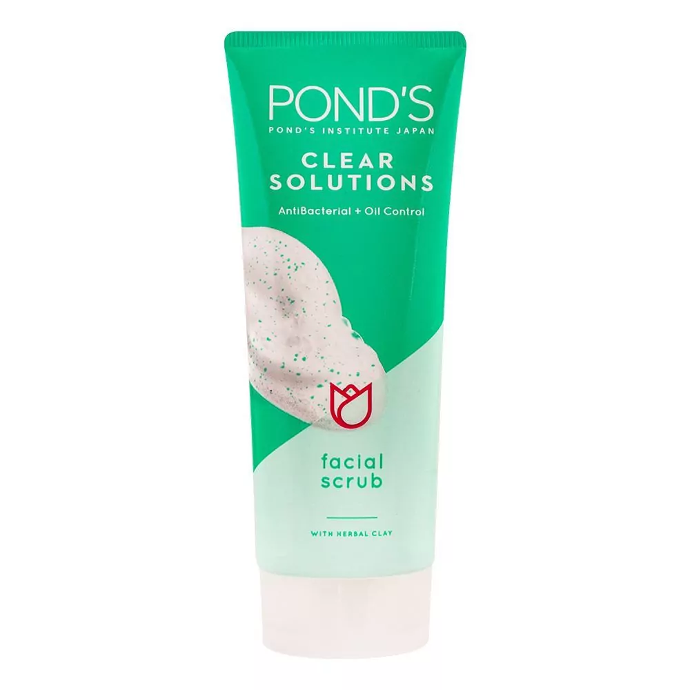 Pond'S Clear Solutions Antibacterial + Clarity Facial Scrub