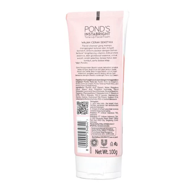 Pond's Tone Up Milk Facial Foam