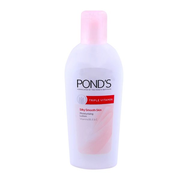 Pond's Triple Vitamin Moisturizing Lotion, Silky Smooth Skin, 100ml