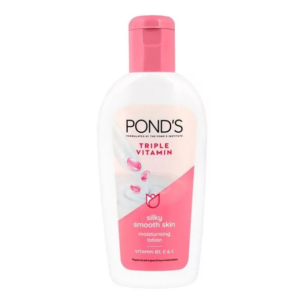 Pond's Triple Vitamin Moisturizing Lotion, Silky Smooth Skin 200ml