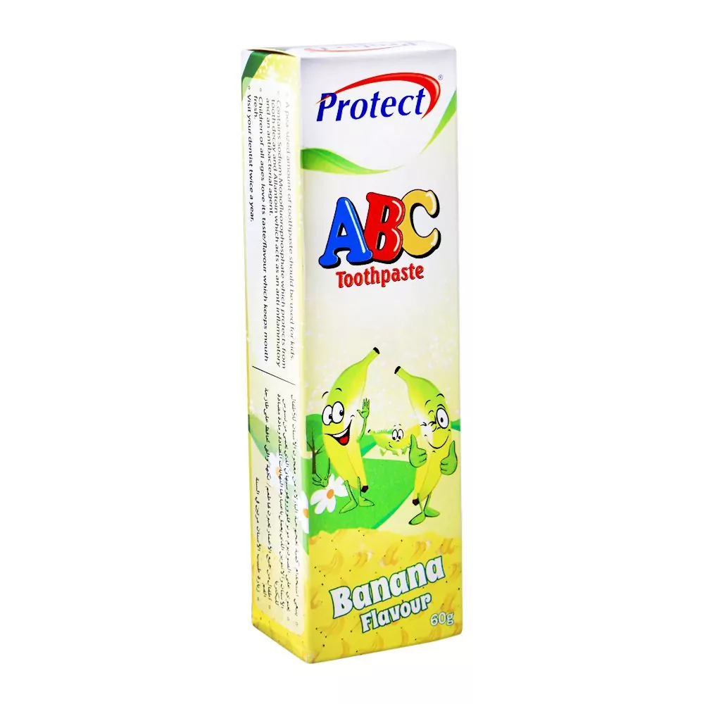 Protect Abc Toothpaste, Banana Flavour, 60G