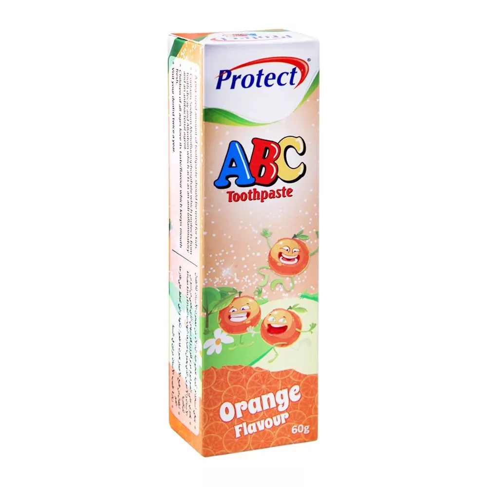 Protect Abc Toothpaste Orange Flavour, 60G