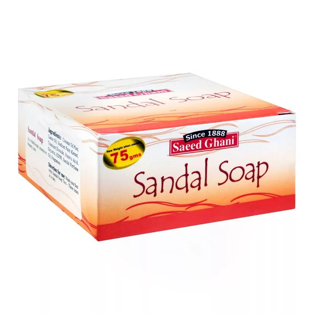 Saeed Ghani Sandal Soap, 75G